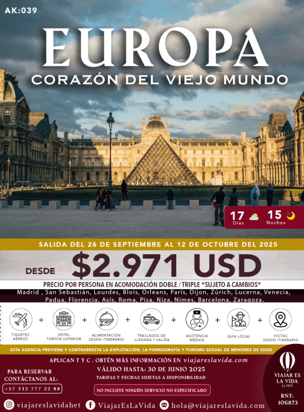 EUROPA CORAZÓN DEL VIEJO MUNDO SEPTIEMBRE AK039